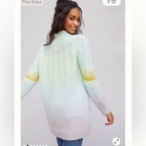 Anthropologie Perri Ombre Tunic Sweater size small new